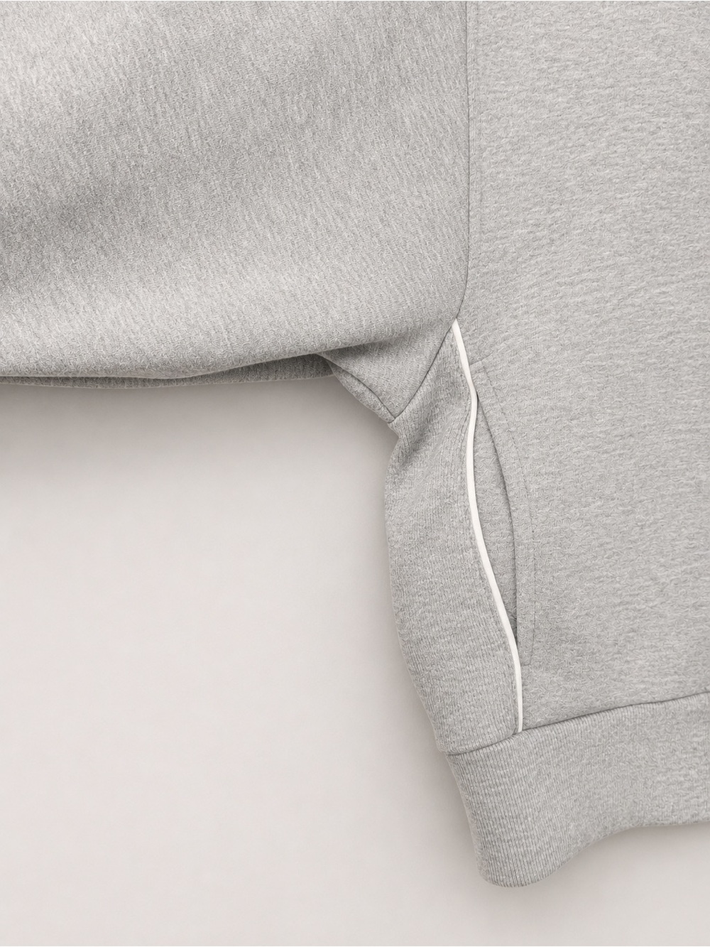 Athleta Light Gray Quarter-Zip Pullover - Picture 7 of 7
